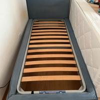 Letto singolo in tessuto