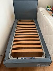 Letto singolo in tessuto
