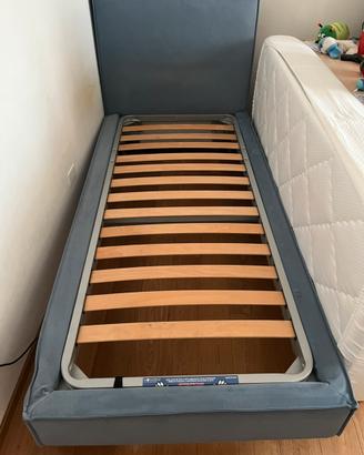 Letto singolo in tessuto