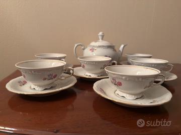 Servizio da tè vintage porcellana tedesca VEB