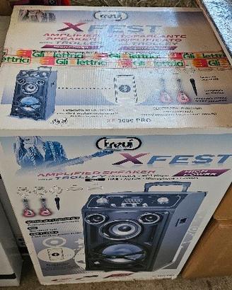 TREVI CASSA PARTY  XF3000 PRO XFEST 200W NUOVA 