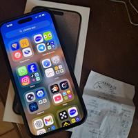Iphone 15 pro max blu titanio
