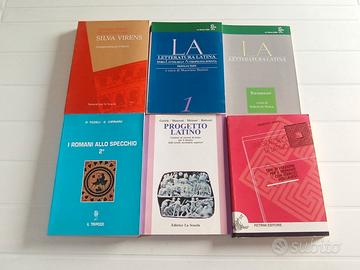 Lotto di sei libri di latino nuovi.