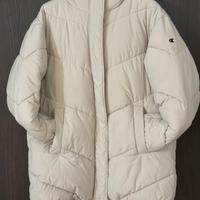 Piumino oversize off-white