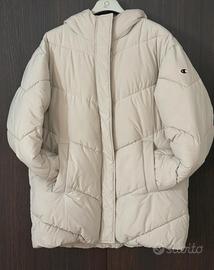 Piumino oversize off-white