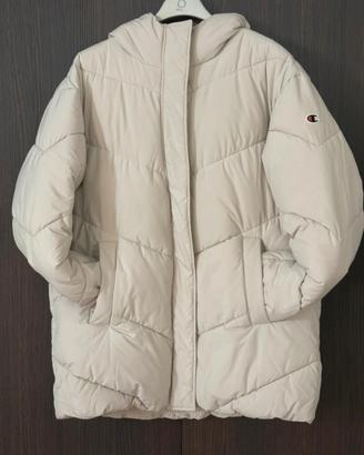 Piumino oversize off-white