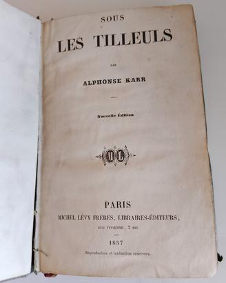 Sous LES tilleuls. 1857