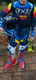 abbigliamento motocross bambino 8/9 anni