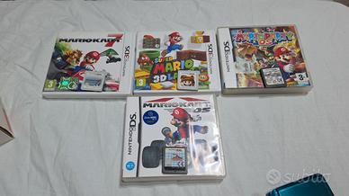 Lotto 4 giochi Nintendo DS/3DS Mario originali