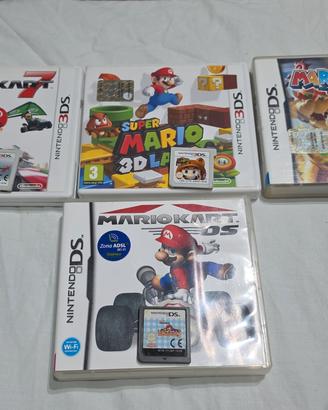 Lotto 4 giochi Nintendo DS/3DS Mario originali