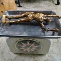 Scultura in bronzo o ottone pieno Tedoforo 1 kg