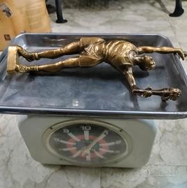 Scultura in bronzo o ottone pieno Tedoforo 1 kg
