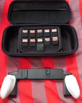 Nintendo Switch OLED custodia e grip 