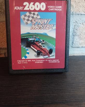 Sprint Master Atari 2600 video game cartridge 