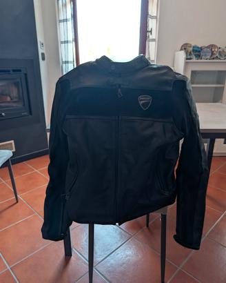 Giubbotto Moto DUCATI DAINESE Pelle Taglia 54