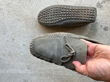 Scarpe basse, vellutate