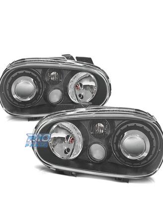 FARI VOLKSWAGEN VW GOLF 4 LOOK R32 FONDO NERO