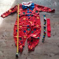 VESTITO PAGLIACCIO + MASCHERA CAPITAN AMERICA