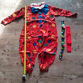 VESTITO PAGLIACCIO + MASCHERA CAPITAN AMERICA