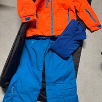 Completo sci AST 8/9 anni con maglia pile