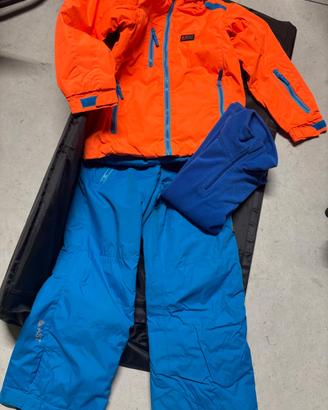 Completo sci AST 8/9 anni con maglia pile