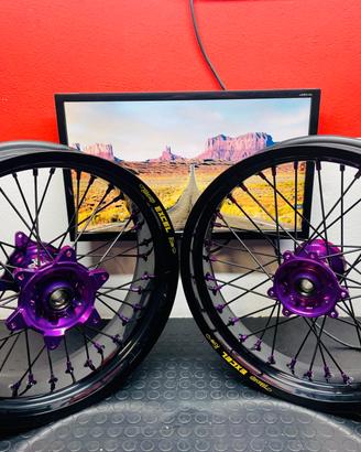 CERCHI MOTARD KITE SUPERMOTARD 17 PURPLE EDITION