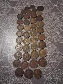 monete lire italiane anni 20 e 40