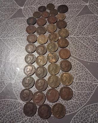 monete lire italiane anni 20 e 40