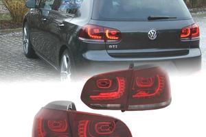 FANALI VOLKSWAGEN VW GOLF 6 08-12 LED ROSSO CHIARO