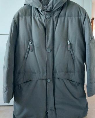 Bull&Bear Giaccone vera piuma uomo verde 