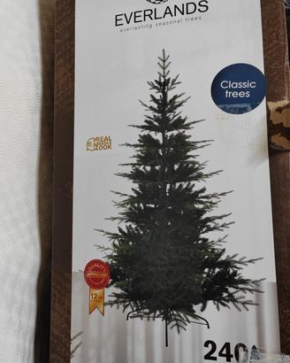 Albero di natale h 240 cm mai usato