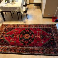 Tappeto persiano annodato a mano con certificato