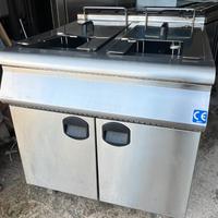 Friggitrice 2 vasche a gas