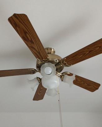 ventilatore da soffitto con luce 