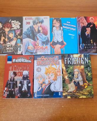 LOTTO MANGA LIMITED Frieren, My Hero Accademia ecc
