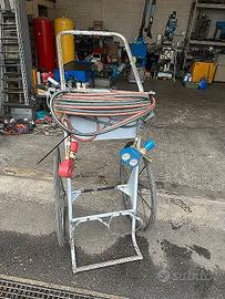 Carrellino porta bombole per saldatura