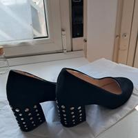 scarpe decollete camoscio