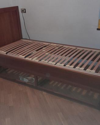 Letto singolo in puro ciliegio