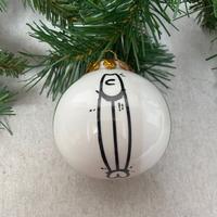 Pallina palla di Natale da collezione acciuga