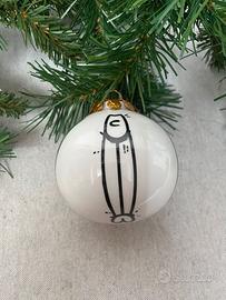 Pallina palla di Natale da collezione acciuga