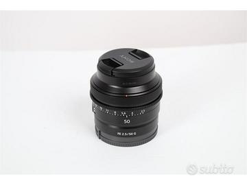 SONY FE 50 mm F2.5 G - USATO GARANTITO 12 MESI