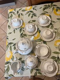 6 tazzine teiera zuccheriera lattierCzechoslovakia