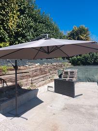 Ombrellone da giardino 3x3 