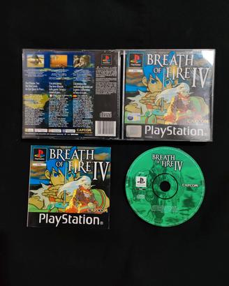 Breath of Fire IV PS1 Playstation Pal Ita Eng Esp 
