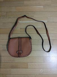 Borsa Tracolla s.Oliver Marrone Intrecciata