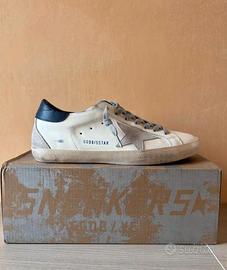 Golden Goose Superstar Bianche e Grigie 39 Nuove