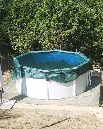Piscina GRE 300x120 liner e pompa nuovi