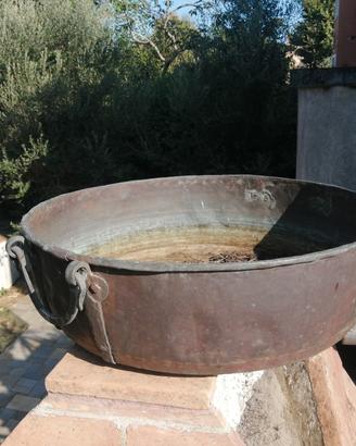 catino/bacile/portavaso in rame