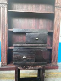 Coppia Comodini in Legno Massello