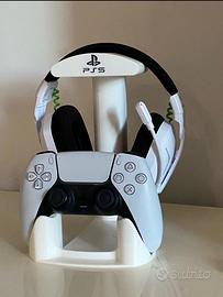 Stand porta cuffie e controller PS5